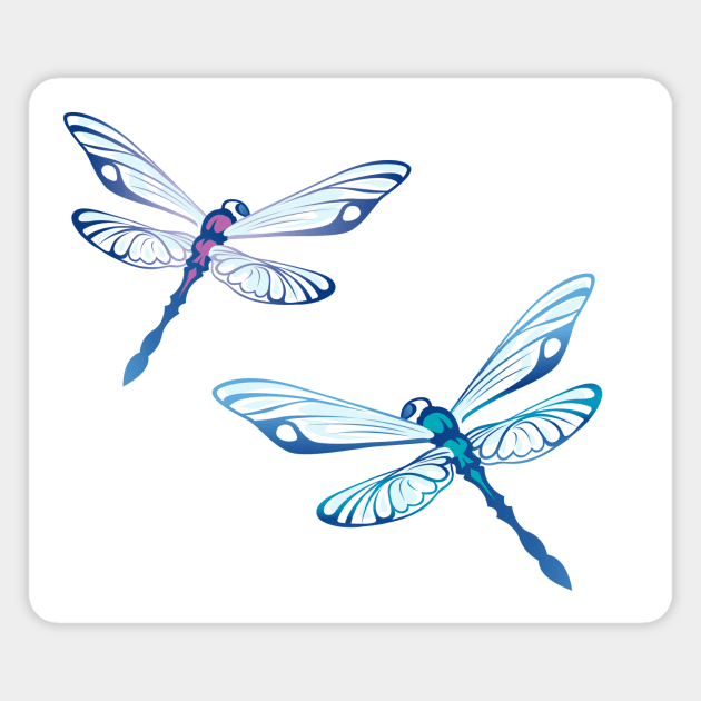 Dragonfly Magnet by LaughingDevil